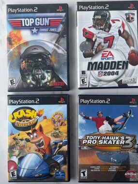 Lot of 4 PlayStation 2 PS2 Games